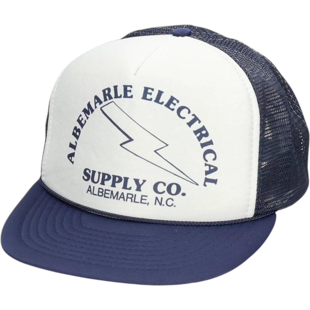 90s-00'S Nissin Albemarle Corporation Advertising Mesh Trucker Cap, One Size Fits All polyester gray type Vintage Second Hand