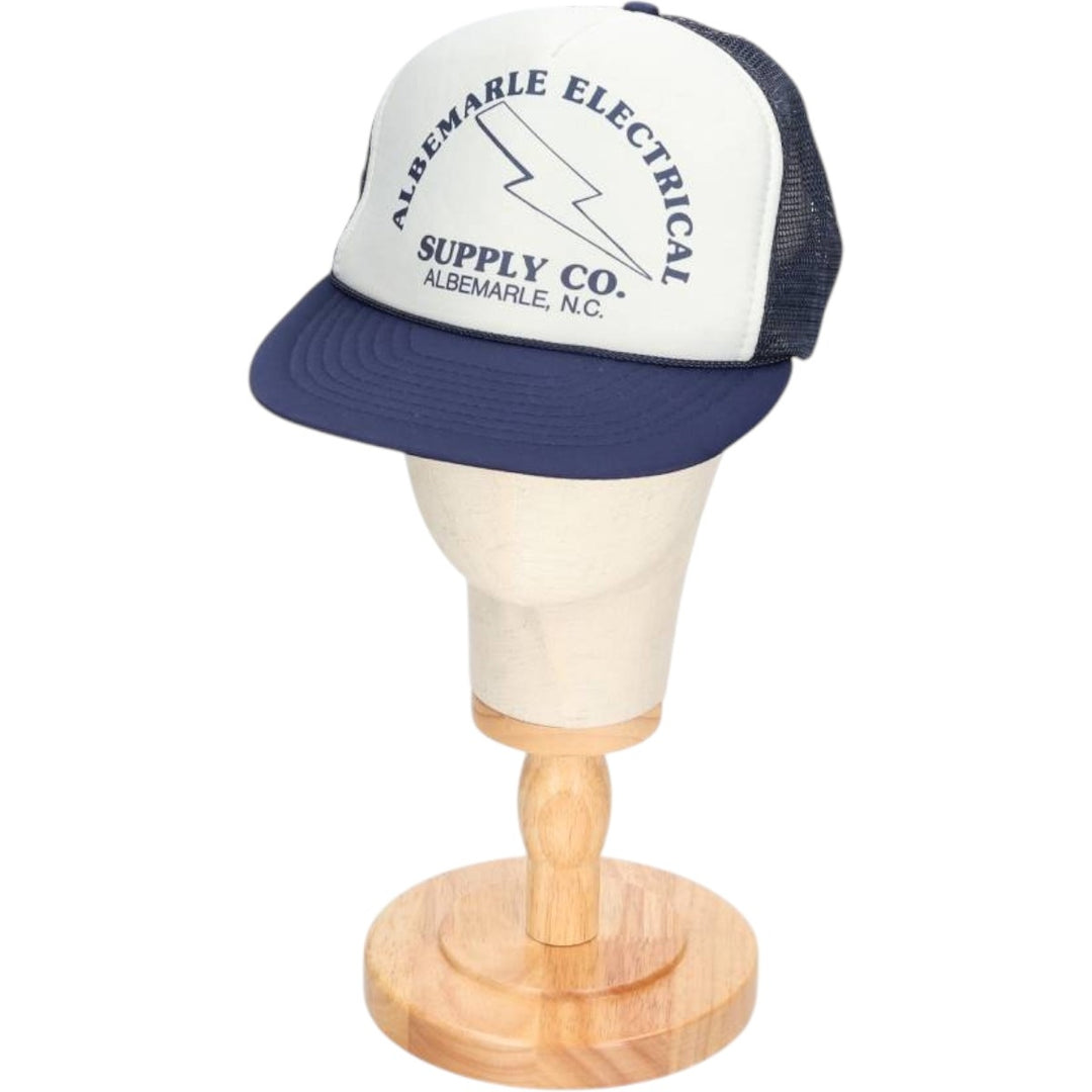 90s-00'S Nissin Albemarle Corporation Advertising Mesh Trucker Cap, One Size Fits All polyester gray type Vintage Second Hand