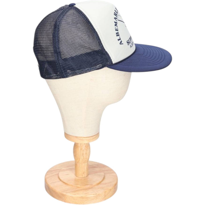 90s-00'S Nissin Albemarle Corporation Advertising Mesh Trucker Cap, One Size Fits All polyester gray type Vintage Second Hand