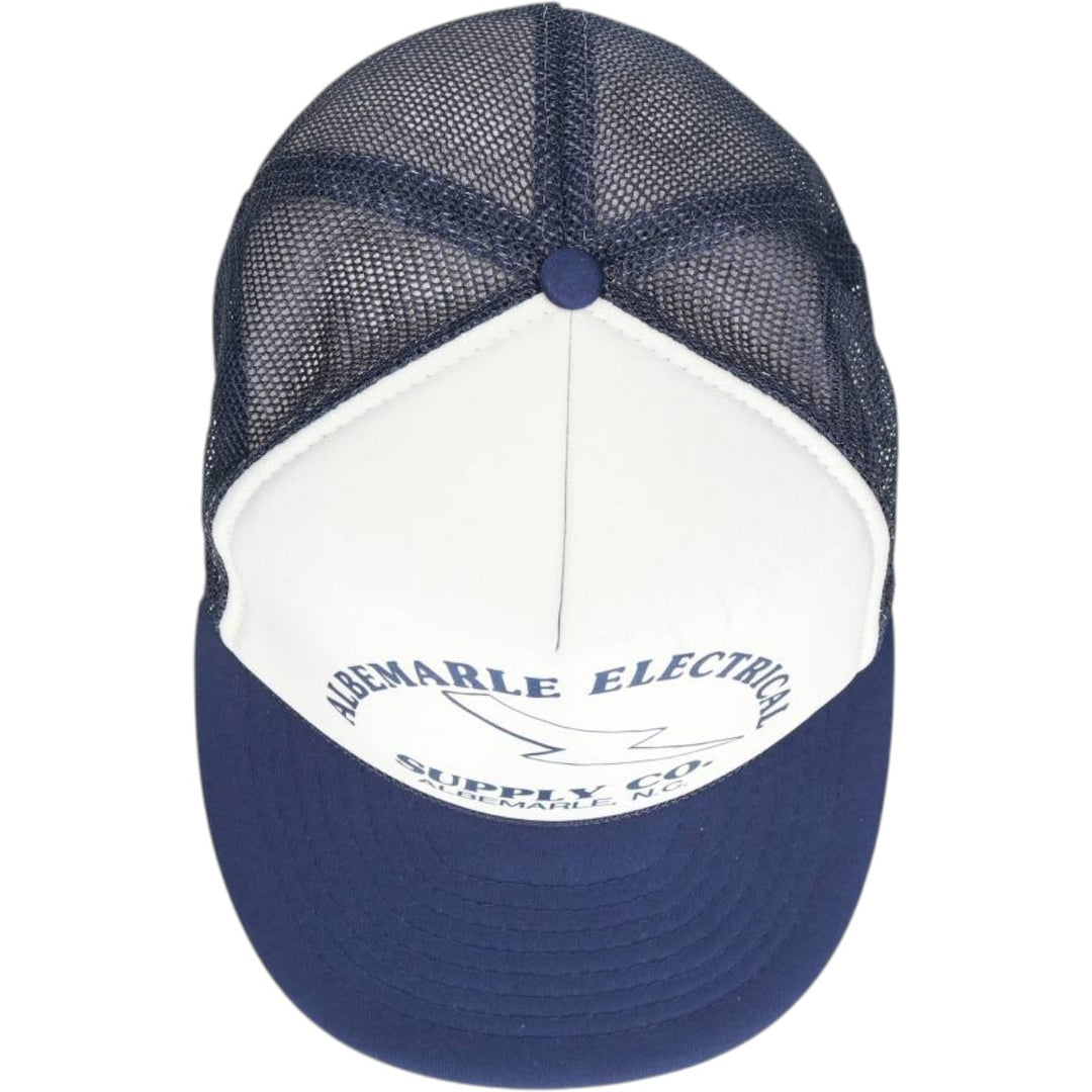 90s-00'S Nissin Albemarle Corporation Advertising Mesh Trucker Cap, One Size Fits All polyester gray type Vintage Second Hand