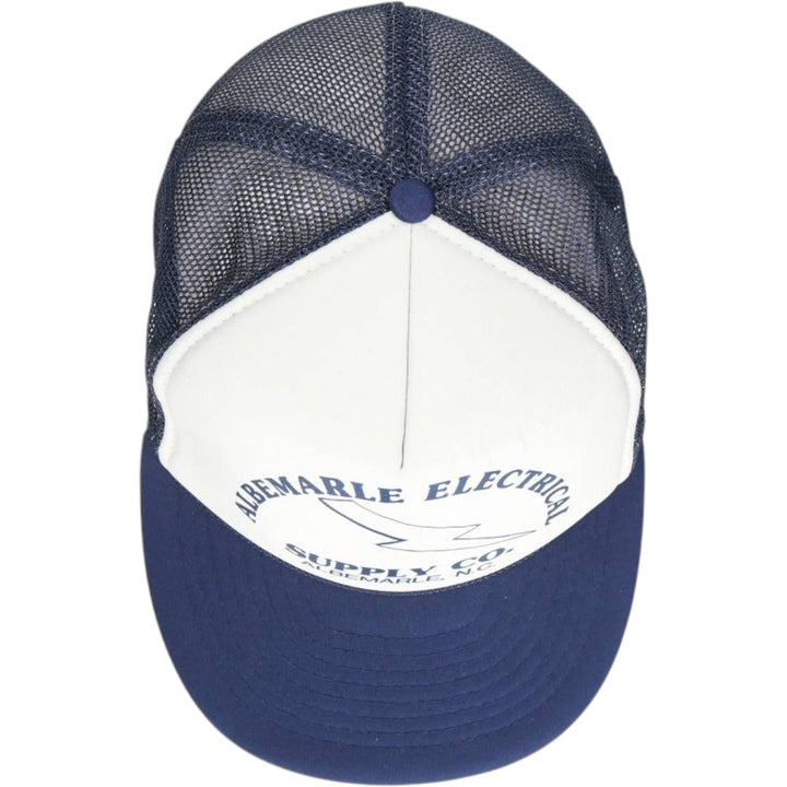 90s-00'S Nissin Albemarle Corporation Advertising Mesh Trucker Cap, One Size Fits All polyester gray type Vintage Second Hand