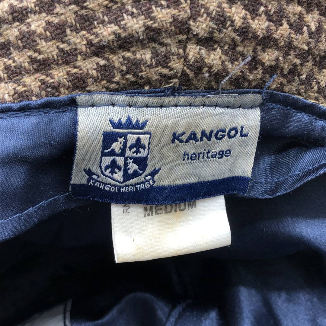Kangol Heritage Houndstooth Pattern Bucket Hat, One Size Fits Most unclear brown type Vintage Second Hand
