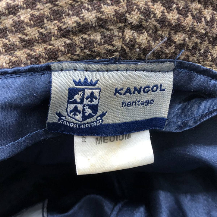 Kangol Heritage Houndstooth Pattern Bucket Hat, One Size Fits Most unclear brown type Vintage Second Hand