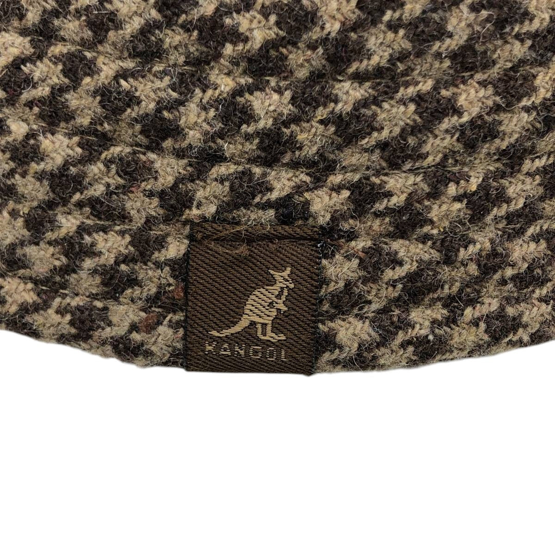 Kangol Heritage Houndstooth Pattern Bucket Hat, One Size Fits Most unclear brown type Vintage Second Hand