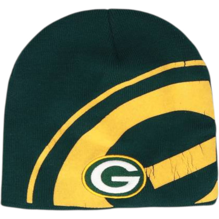 NFL GREEN BAY PACKERS Knit Beanie, One Size Fits Most acrylic green type Vintage Second Hand
