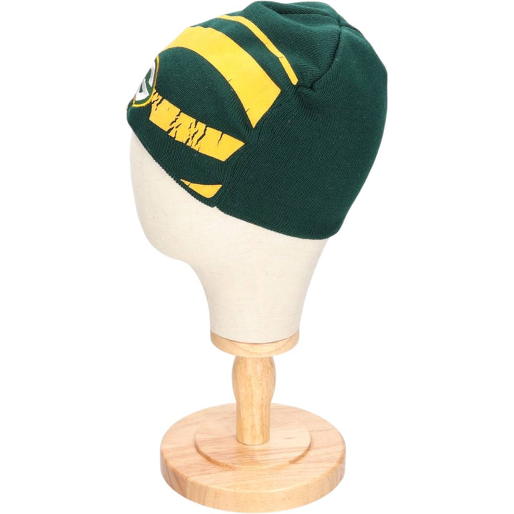 NFL GREEN BAY PACKERS Knit Beanie, One Size Fits Most acrylic green type Vintage Second Hand