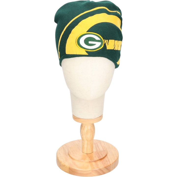 NFL GREEN BAY PACKERS Knit Beanie, One Size Fits Most acrylic green type Vintage Second Hand