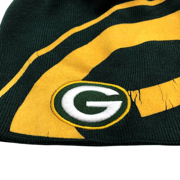 NFL GREEN BAY PACKERS Knit Beanie, One Size Fits Most acrylic green type Vintage Second Hand