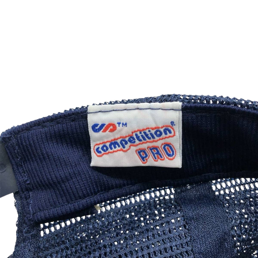 Competition PRO Miller Lite Advertising Mesh Trucker Cap, One Size Fits Most, Vintage polyester navy blue type Vintage Second Hand