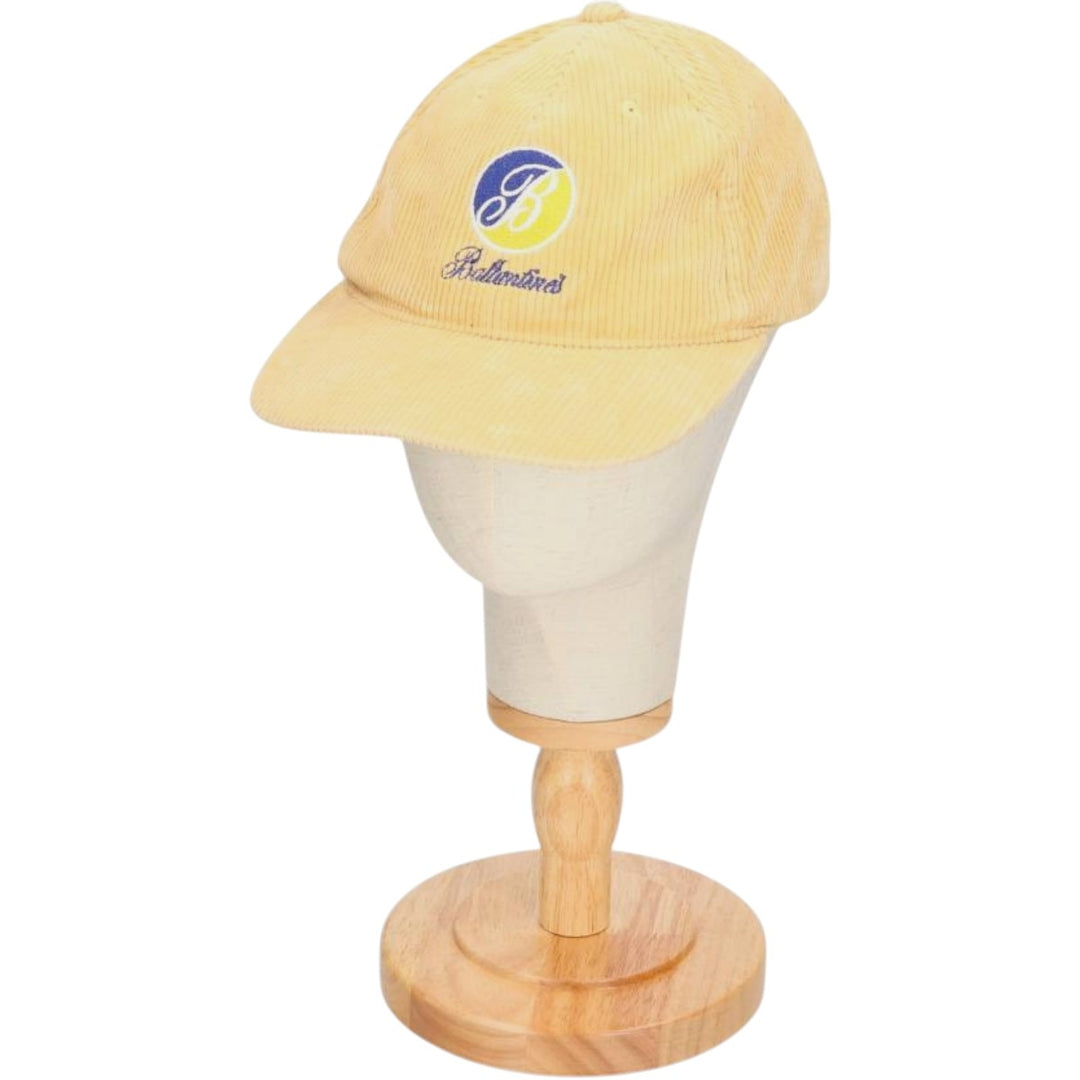 Vintage Ballantine's Advertising Corduroy Cap, One Size Fits All unclear Beige type Vintage Second Hand