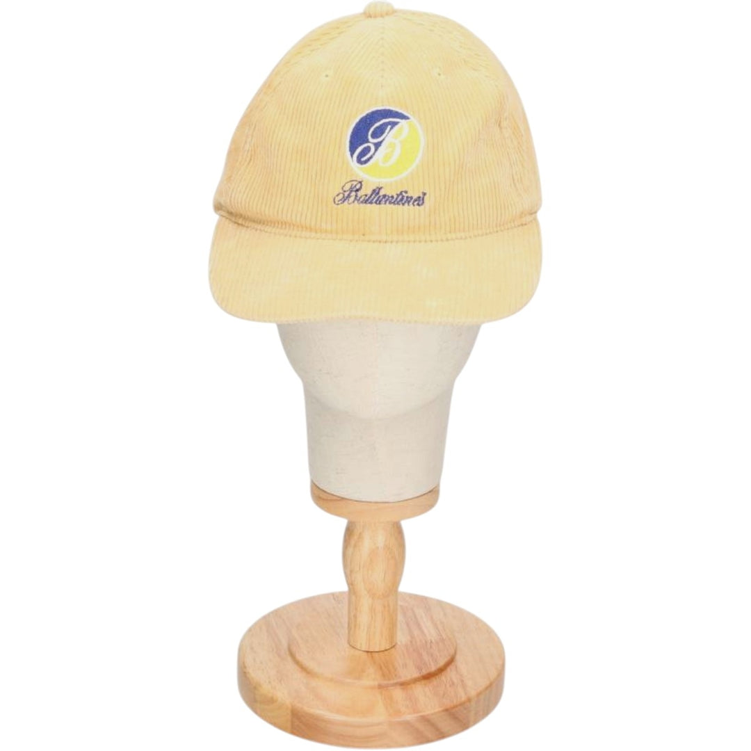Vintage Ballantine's Advertising Corduroy Cap, One Size Fits All unclear Beige type Vintage Second Hand