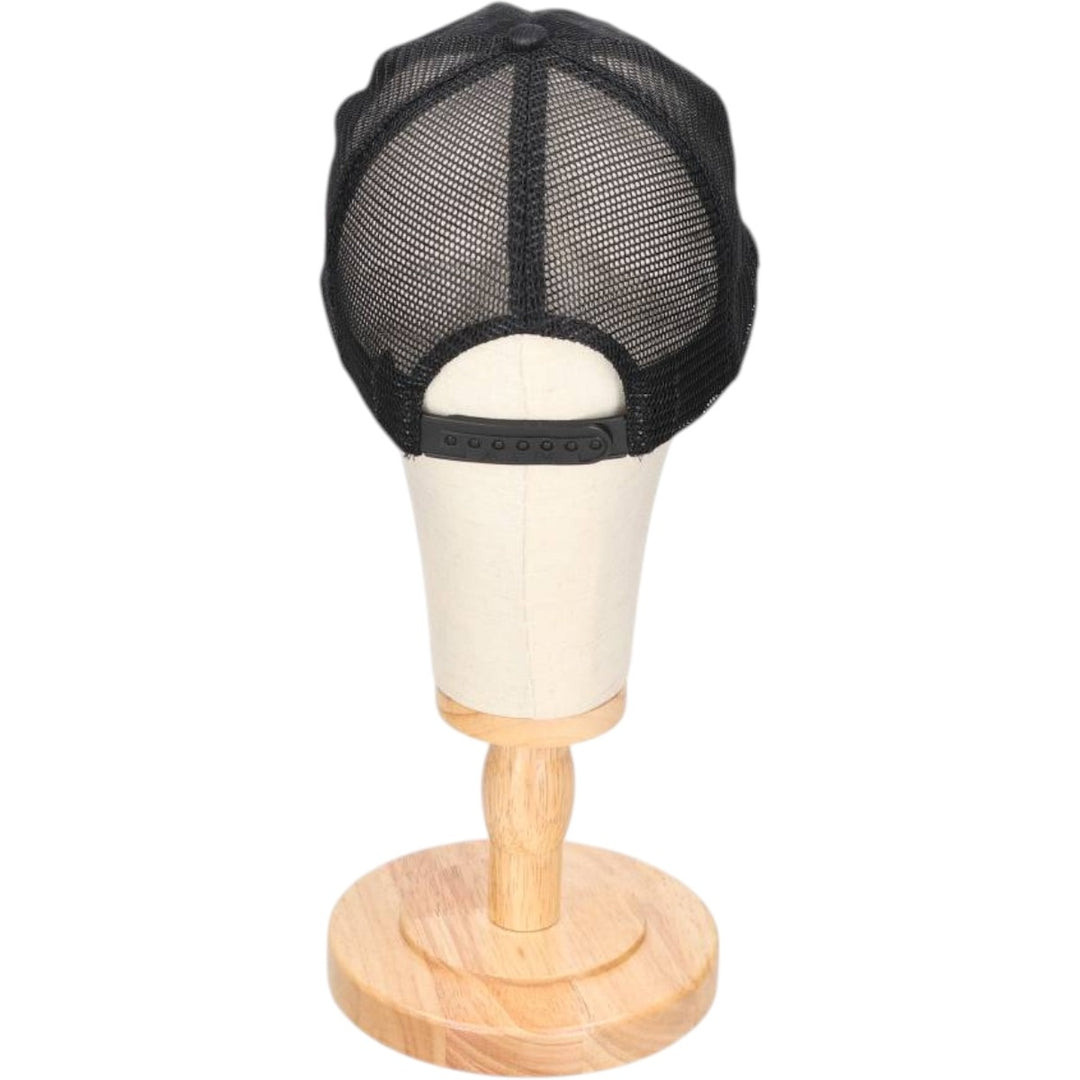 ~1990'S AJM Agriculture Financial Services Corporation Corduroy Mesh Cap, One Size Fits All cotton black type Vintage Second Hand