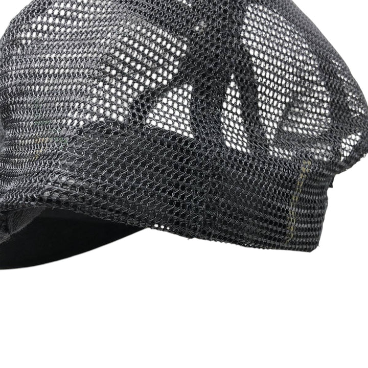 ~1990'S AJM Agriculture Financial Services Corporation Corduroy Mesh Cap, One Size Fits All cotton black type Vintage Second Hand