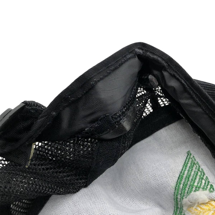 ~1990'S AJM Agriculture Financial Services Corporation Corduroy Mesh Cap, One Size Fits All cotton black type Vintage Second Hand