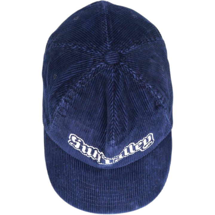 Vintage 1970'S DORFMAN PACIFIC corduroy cap, one size fits all. unclear navy blue type Vintage Second Hand