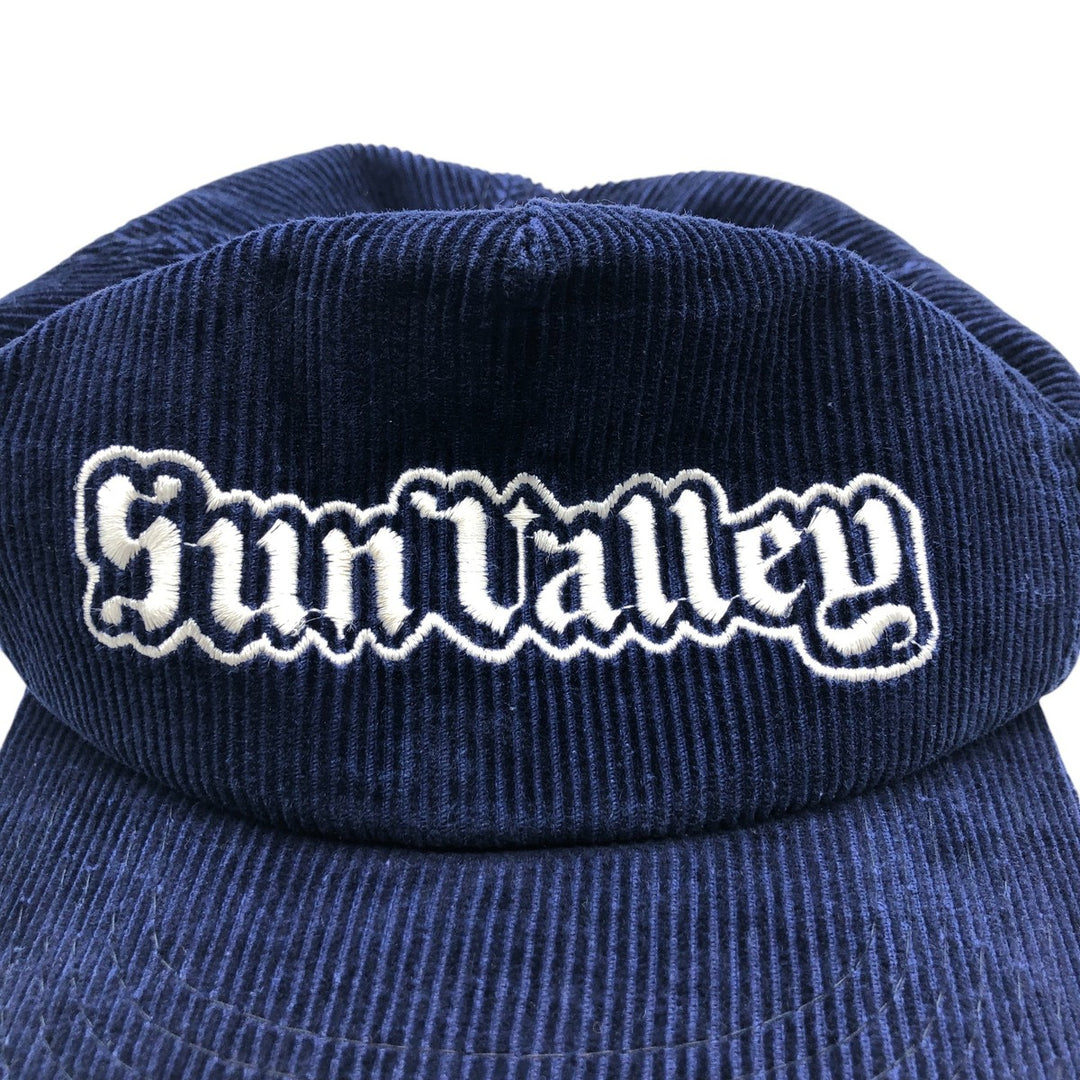 Vintage 1970'S DORFMAN PACIFIC corduroy cap, one size fits all. unclear navy blue type Vintage Second Hand