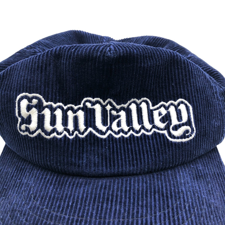 Vintage 1970'S DORFMAN PACIFIC corduroy cap, one size fits all. unclear navy blue type Vintage Second Hand