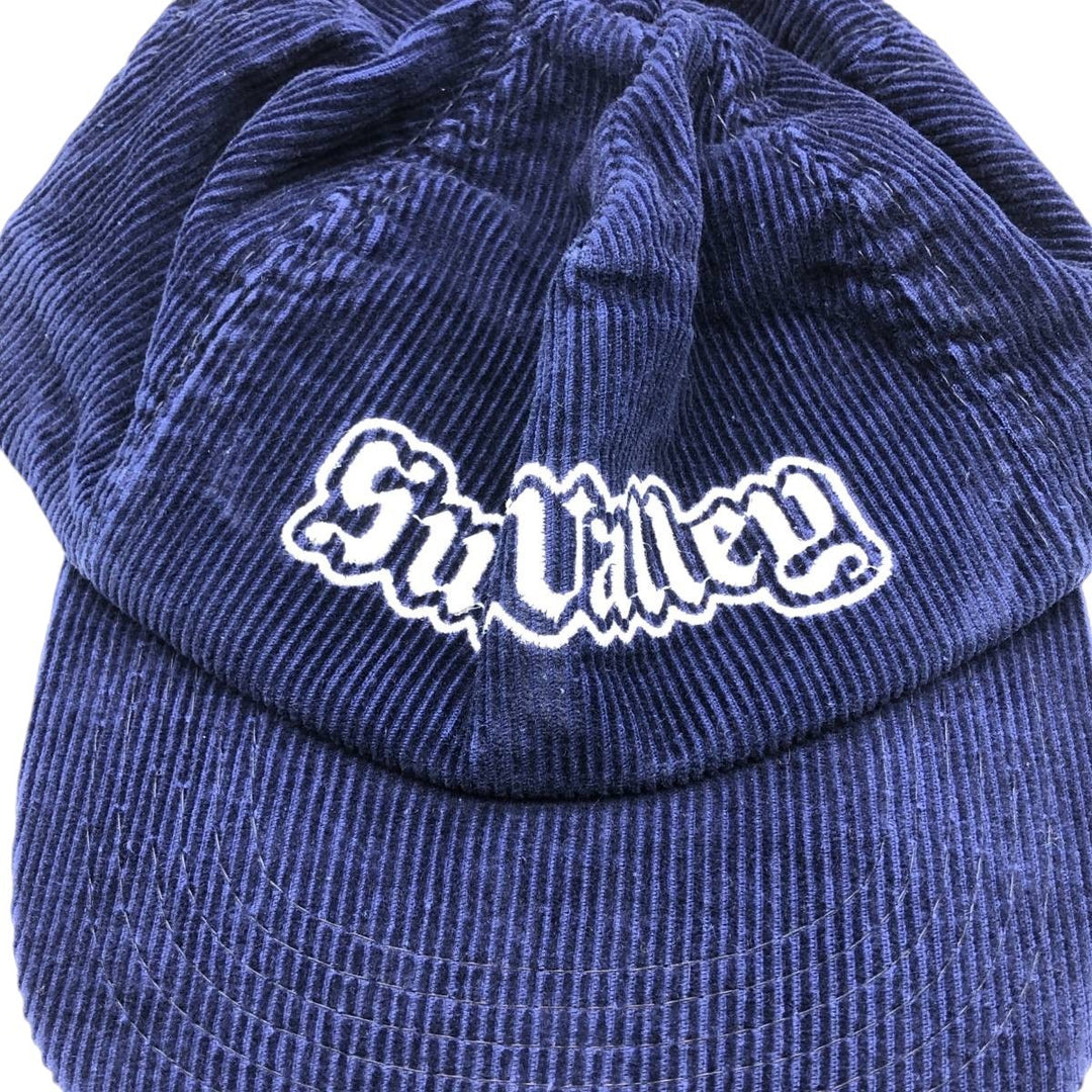 Vintage 1970'S DORFMAN PACIFIC corduroy cap, one size fits all. unclear navy blue type Vintage Second Hand