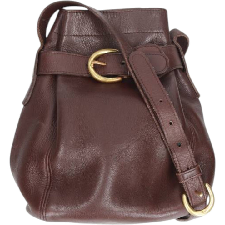 90'S Coach Old Coach Shoulder Bag, Made in USA, Vintage genuine leather brown type Vintage Second Hand