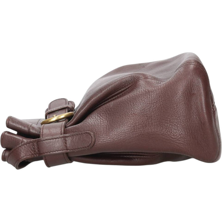 90'S Coach Old Coach Shoulder Bag, Made in USA, Vintage genuine leather brown type Vintage Second Hand