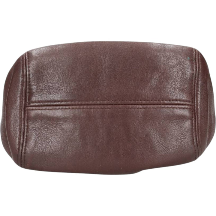 90'S Coach Old Coach Shoulder Bag, Made in USA, Vintage genuine leather brown type Vintage Second Hand