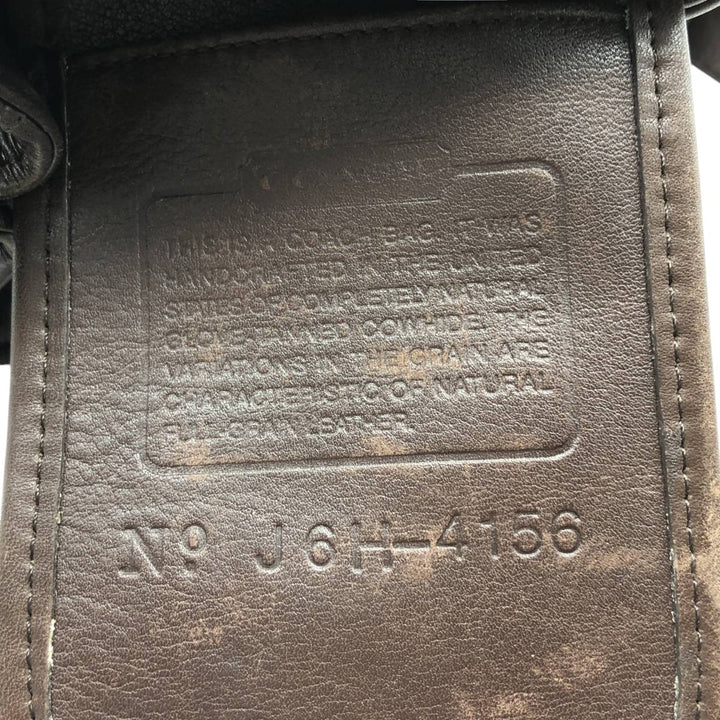 90'S Coach Old Coach Shoulder Bag, Made in USA, Vintage genuine leather brown type Vintage Second Hand