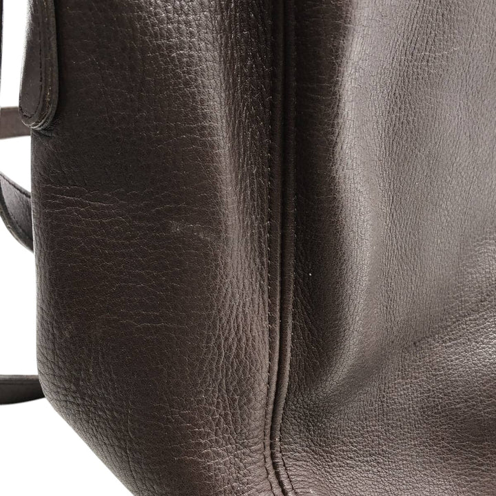 90'S Coach Old Coach Shoulder Bag, Made in USA, Vintage genuine leather brown type Vintage Second Hand