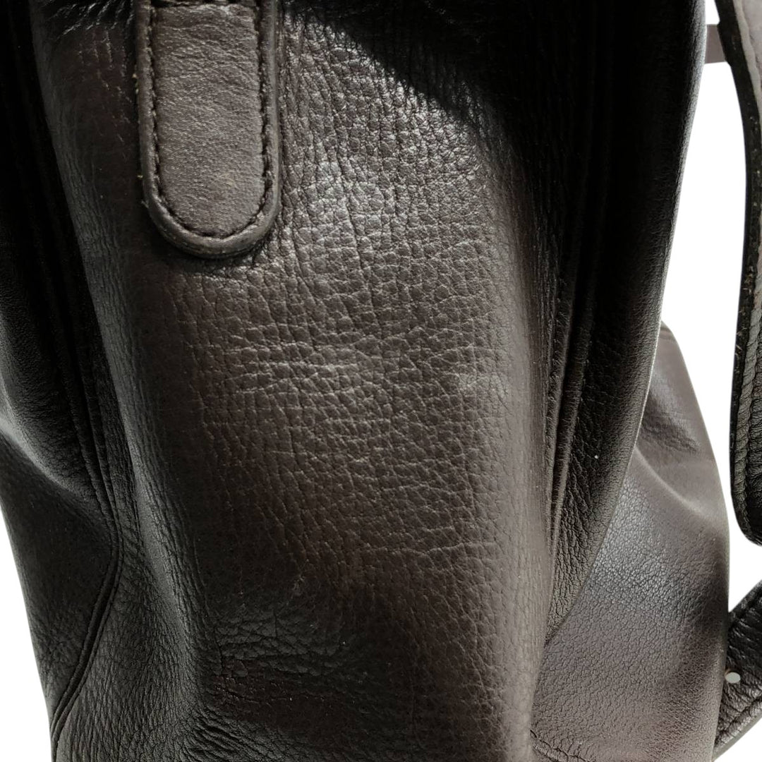 90'S Coach Old Coach Shoulder Bag, Made in USA, Vintage genuine leather brown type Vintage Second Hand