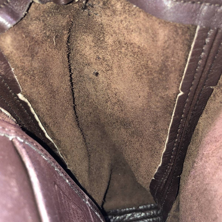 90'S Coach Old Coach Shoulder Bag, Made in USA, Vintage genuine leather brown type Vintage Second Hand