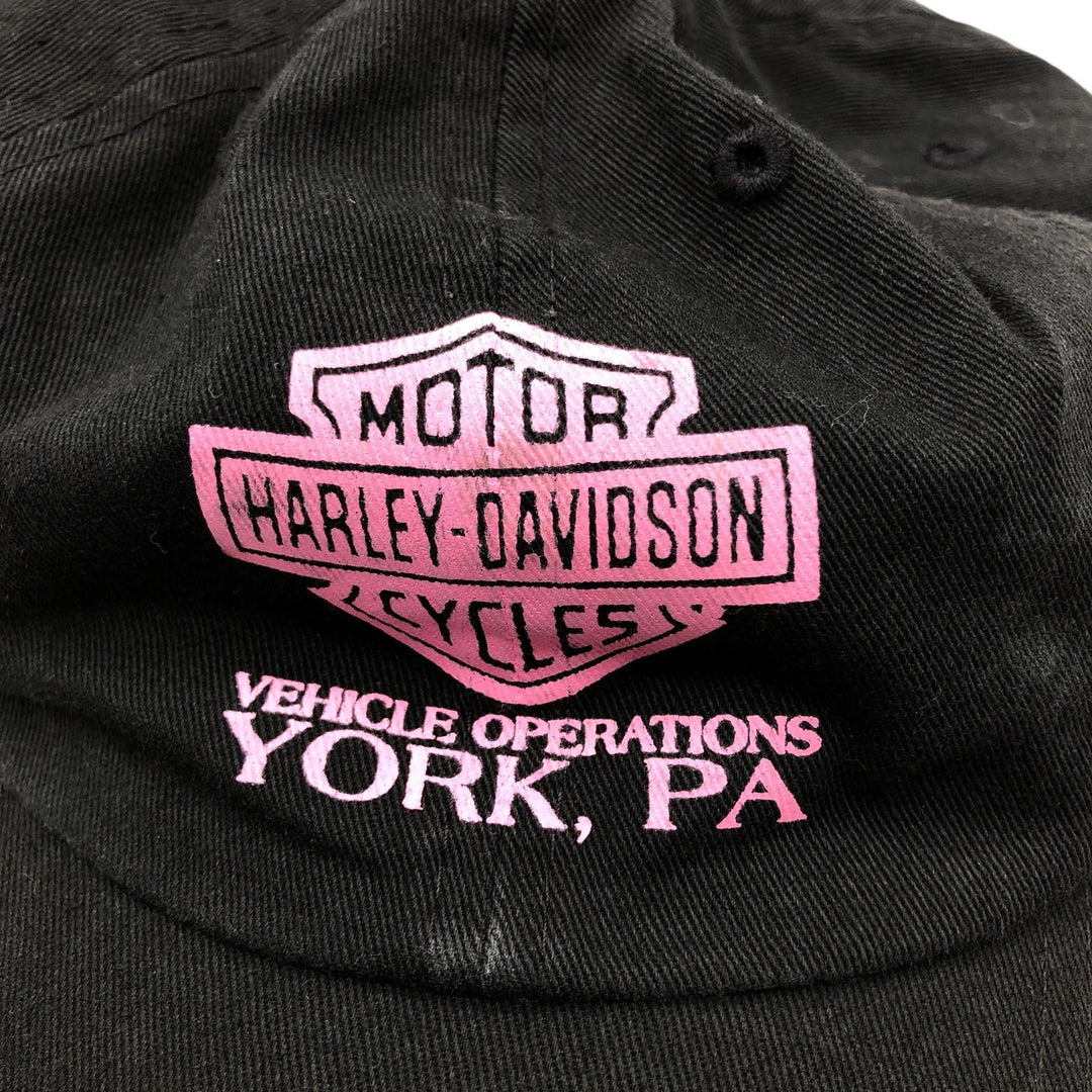 Harley-Davidson Baseball Cap Free Size unclear black type Vintage Second Hand
