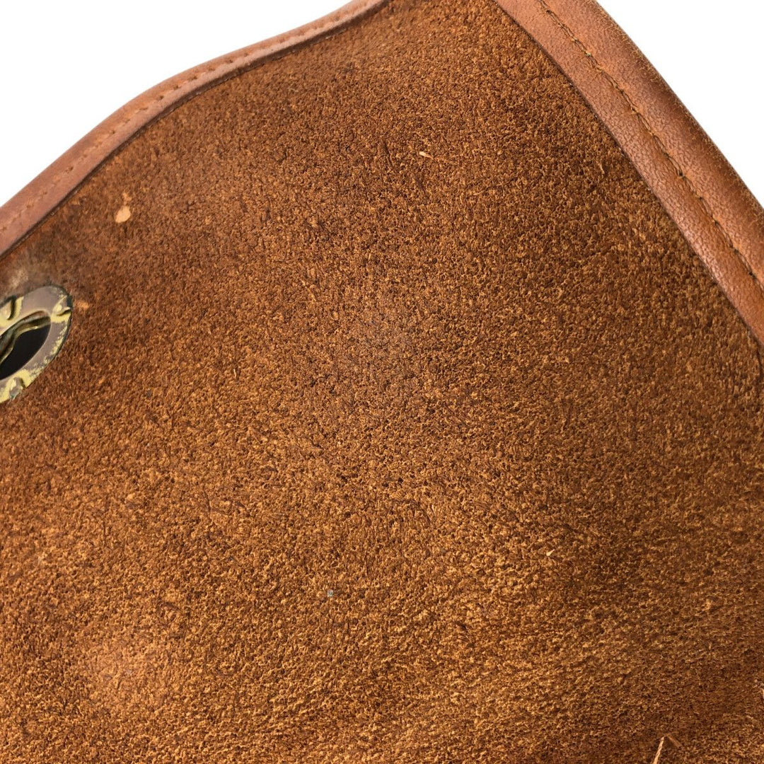 Vintage 1980'S Coach Old Coach Turnlock 2-Way Shoulder Bag, Made in USA genuine leather brown type Vintage Second Hand