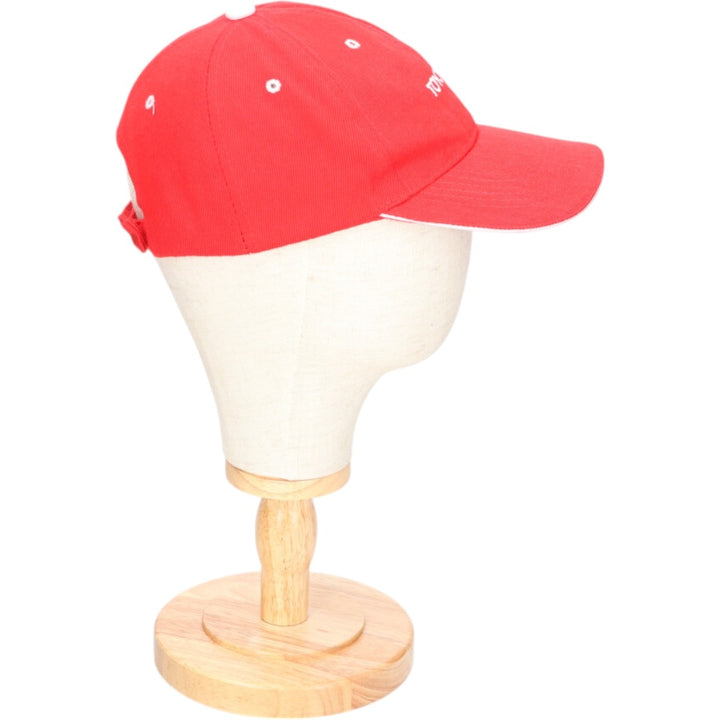 TOYOTA Toyota Advertising Baseball Cap Free Size unclear red type Vintage Second Hand