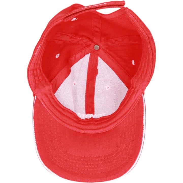 TOYOTA Toyota Advertising Baseball Cap Free Size unclear red type Vintage Second Hand