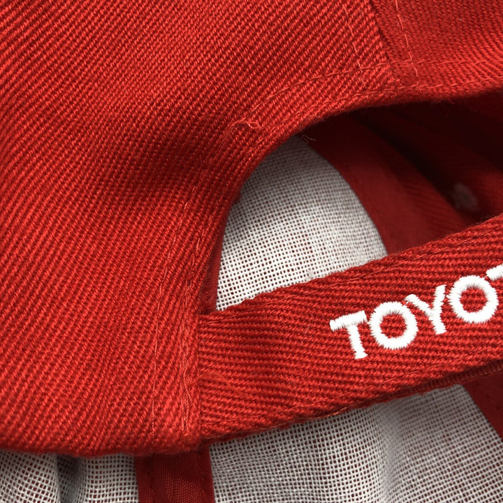 TOYOTA Toyota Advertising Baseball Cap Free Size unclear red type Vintage Second Hand