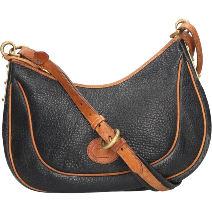 DOONEY AND BOURKE Shoulder Bag genuine leather brown type Vintage Second Hand