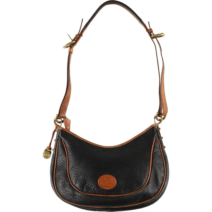 DOONEY AND BOURKE Shoulder Bag genuine leather brown type Vintage Second Hand