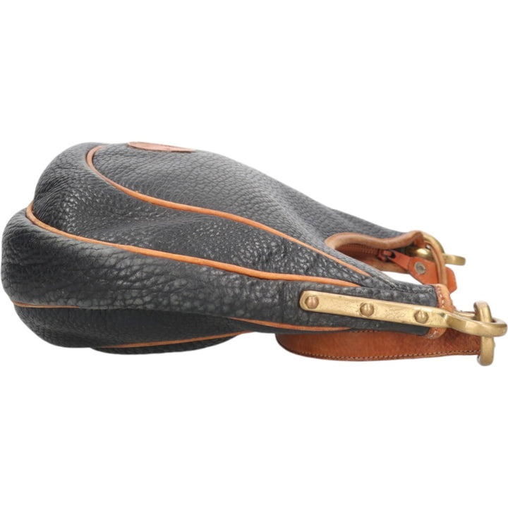 DOONEY AND BOURKE Shoulder Bag genuine leather brown type Vintage Second Hand