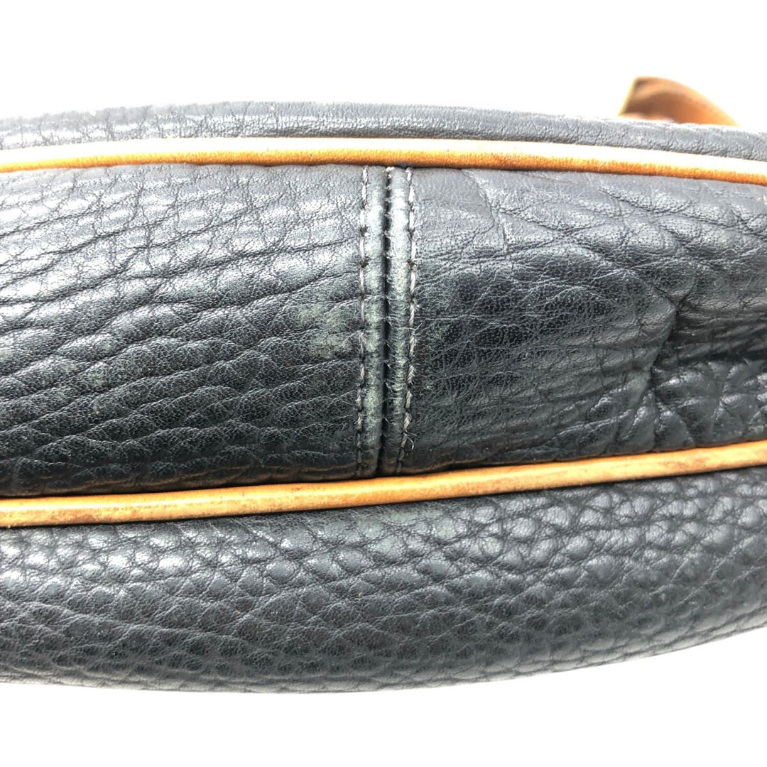 DOONEY AND BOURKE Shoulder Bag genuine leather brown type Vintage Second Hand