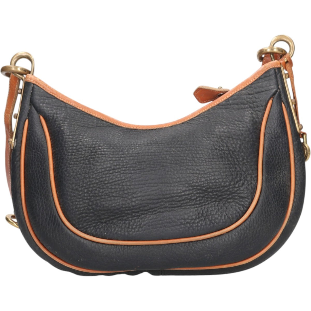 Dooney and Bourke Shoulder Bag Made in USA genuine leather brown type Vintage Second Hand