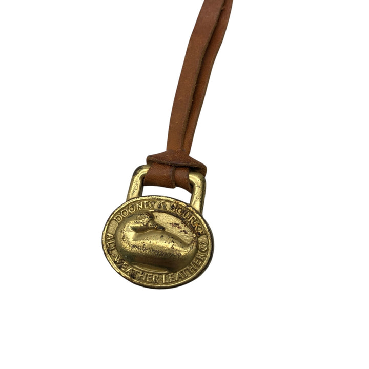 Dooney and Bourke Shoulder Bag Made in USA genuine leather brown type Vintage Second Hand