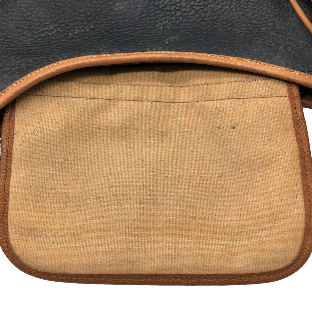 Dooney and Bourke Shoulder Bag Made in USA genuine leather brown type Vintage Second Hand