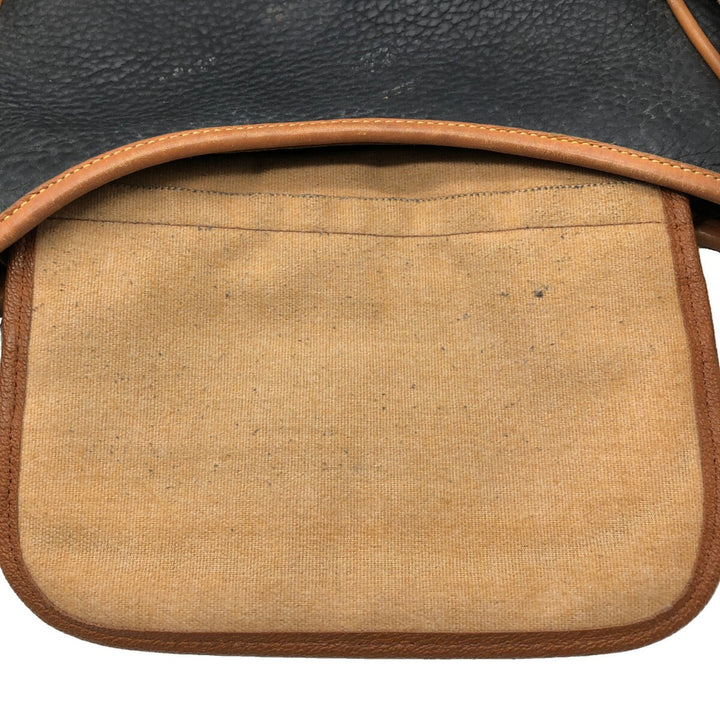 Dooney and Bourke Shoulder Bag Made in USA genuine leather brown type Vintage Second Hand