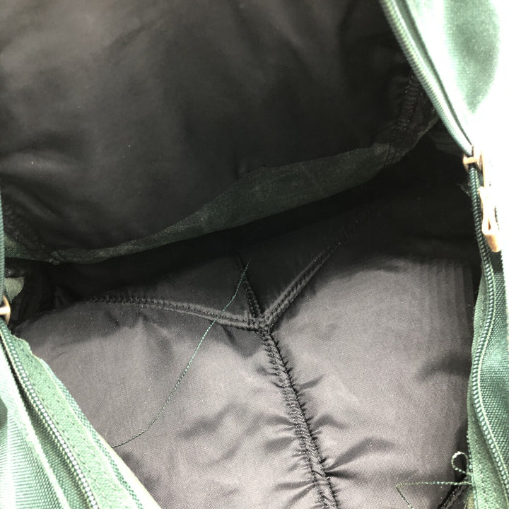 90'S Eddie Bauer Backpack Vintage Nylon Green type dark green Vintage Second Hand