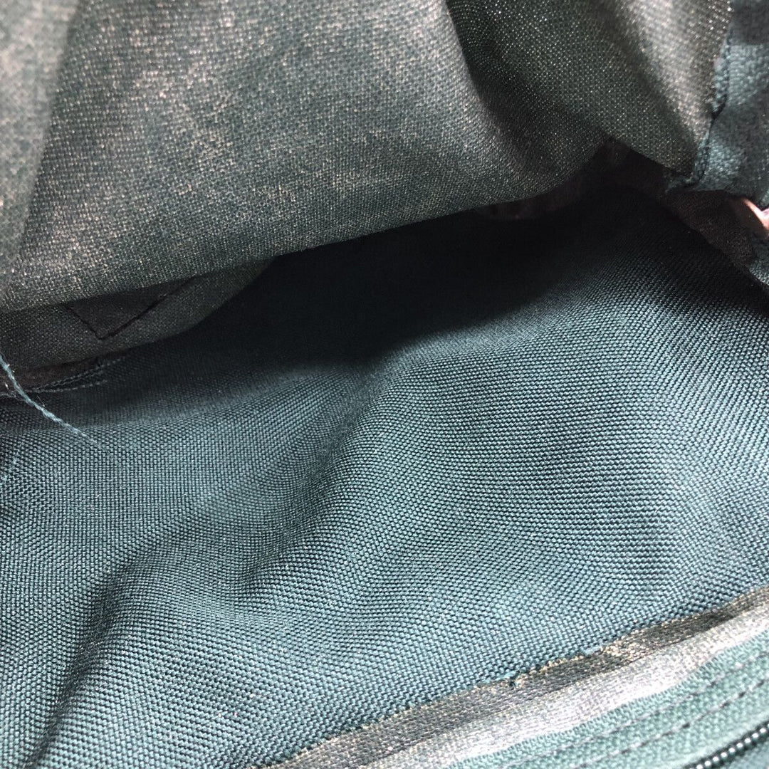90'S Eddie Bauer Backpack Vintage Nylon Green type dark green Vintage Second Hand