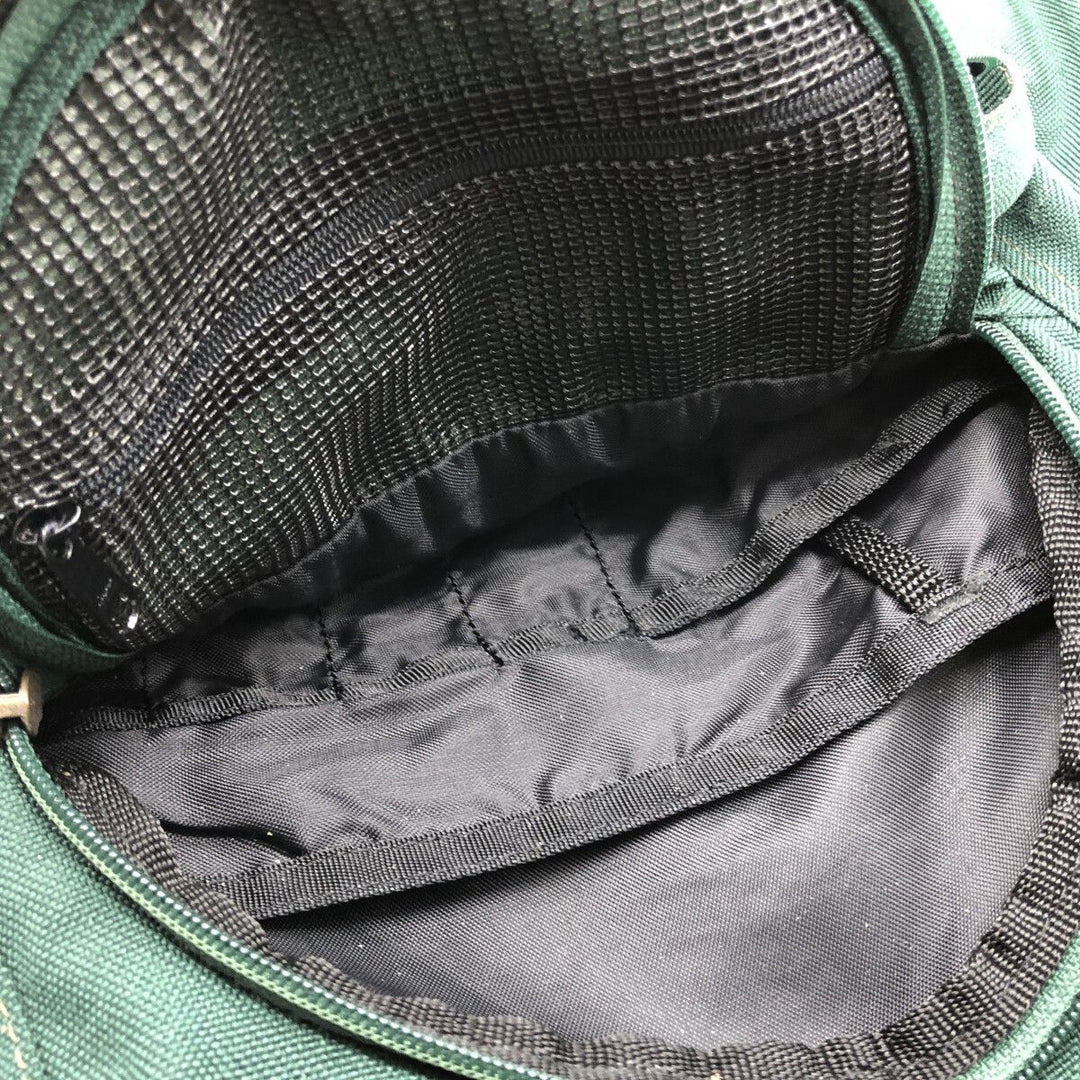90'S Eddie Bauer Backpack Vintage Nylon Green type dark green Vintage Second Hand