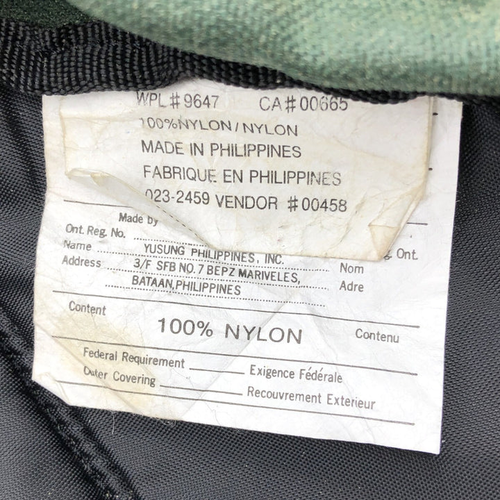 90'S Eddie Bauer Backpack Vintage Nylon Green type dark green Vintage Second Hand