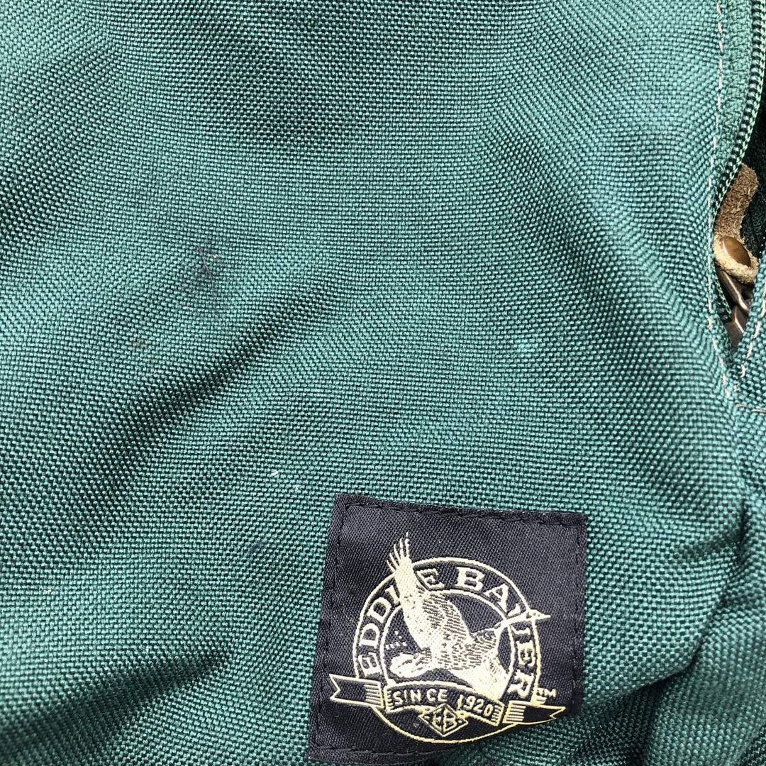 90'S Eddie Bauer Backpack Vintage Nylon Green type dark green Vintage Second Hand