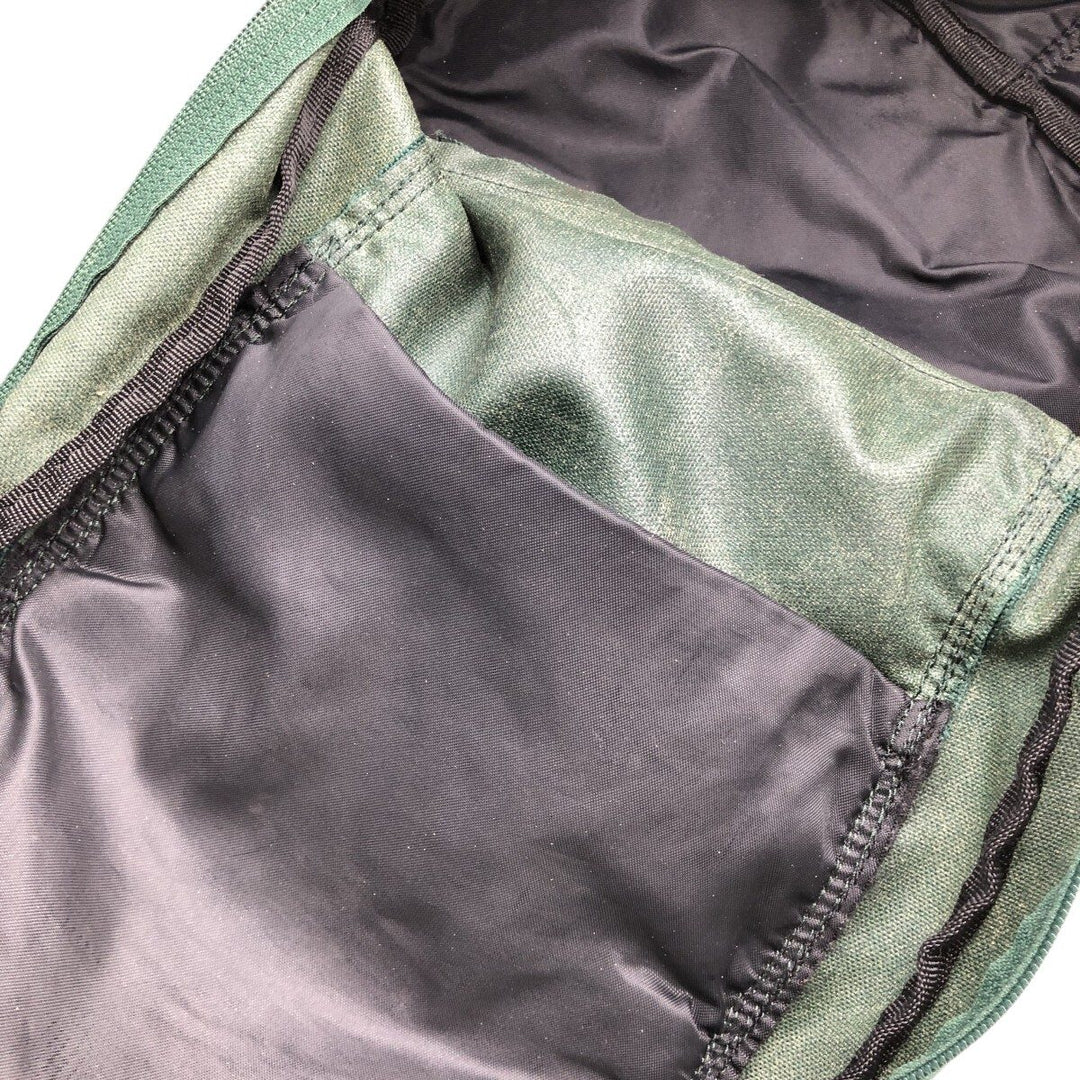 90'S Eddie Bauer Backpack Vintage Nylon Green type dark green Vintage Second Hand