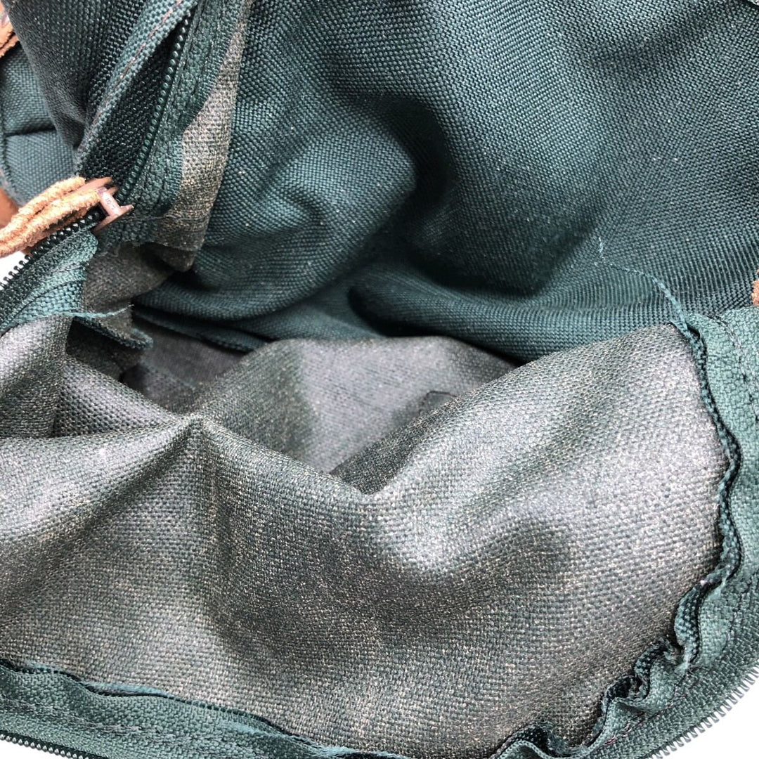 90'S Eddie Bauer Backpack Vintage Nylon Green type dark green Vintage Second Hand