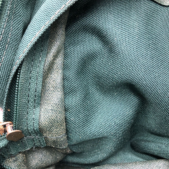 90'S Eddie Bauer Backpack Vintage Nylon Green type dark green Vintage Second Hand